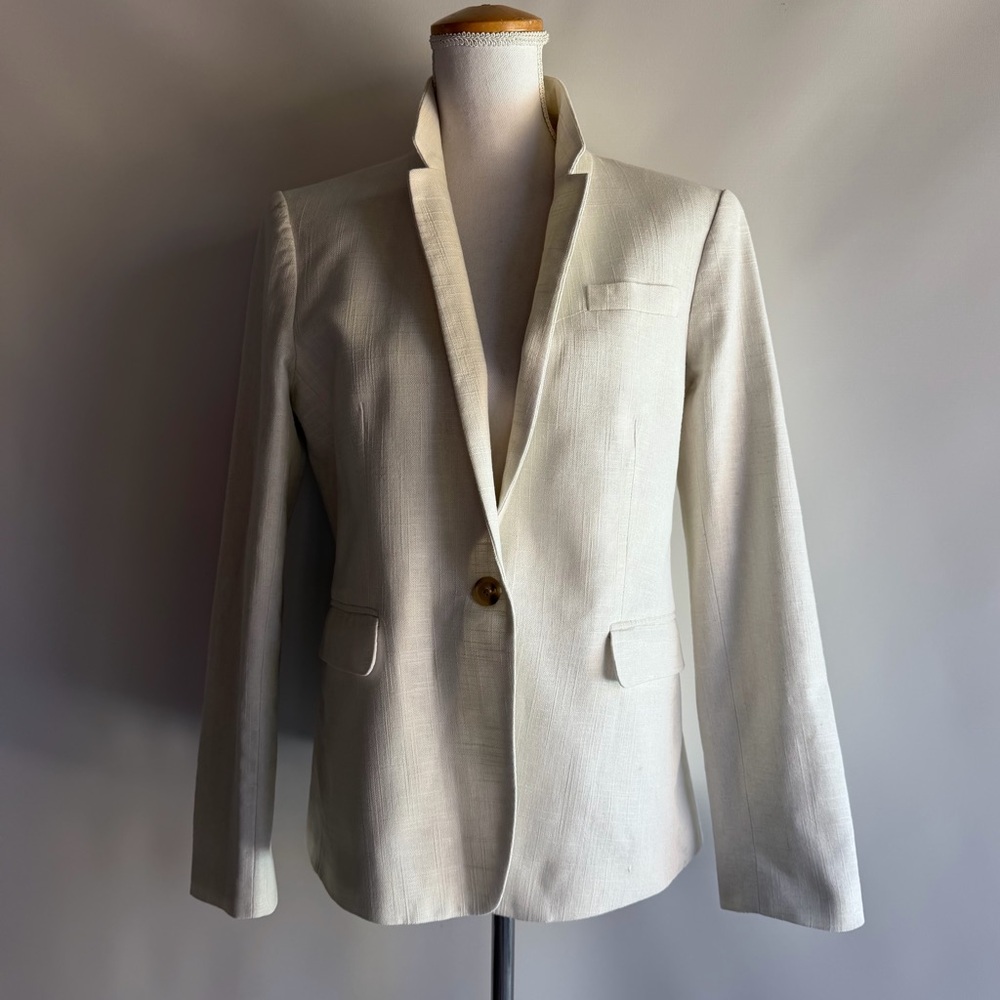 J. Crew Linen Blend Regent Blazer - NSF